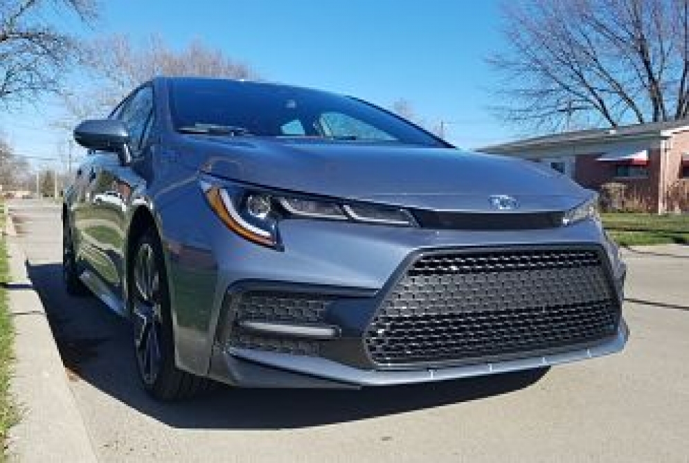 The 2020 Toyota Corolla features a strong redesign, including a bold look on the front grille.