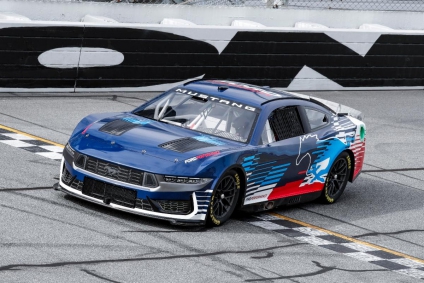 Ford debuts new Mustang For 2024 NASCAR Cup Series