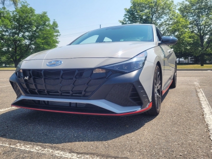 The 2023 Hyundai Elantra N features a stunning design and a ride quality that's hard not to enjoy.