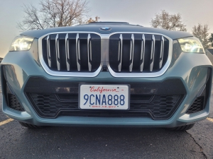 The redesign of the 2023 BMW X1 features a large and bold dual-kidney design front grille.