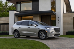 The 2023 Buick Enclave is a classy, upscale three-row SUV offering